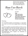 Hans Uwe Harck dødsannonce.png